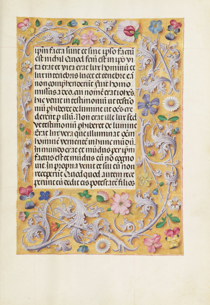 Detail of Decorated Text Page by Anonymous