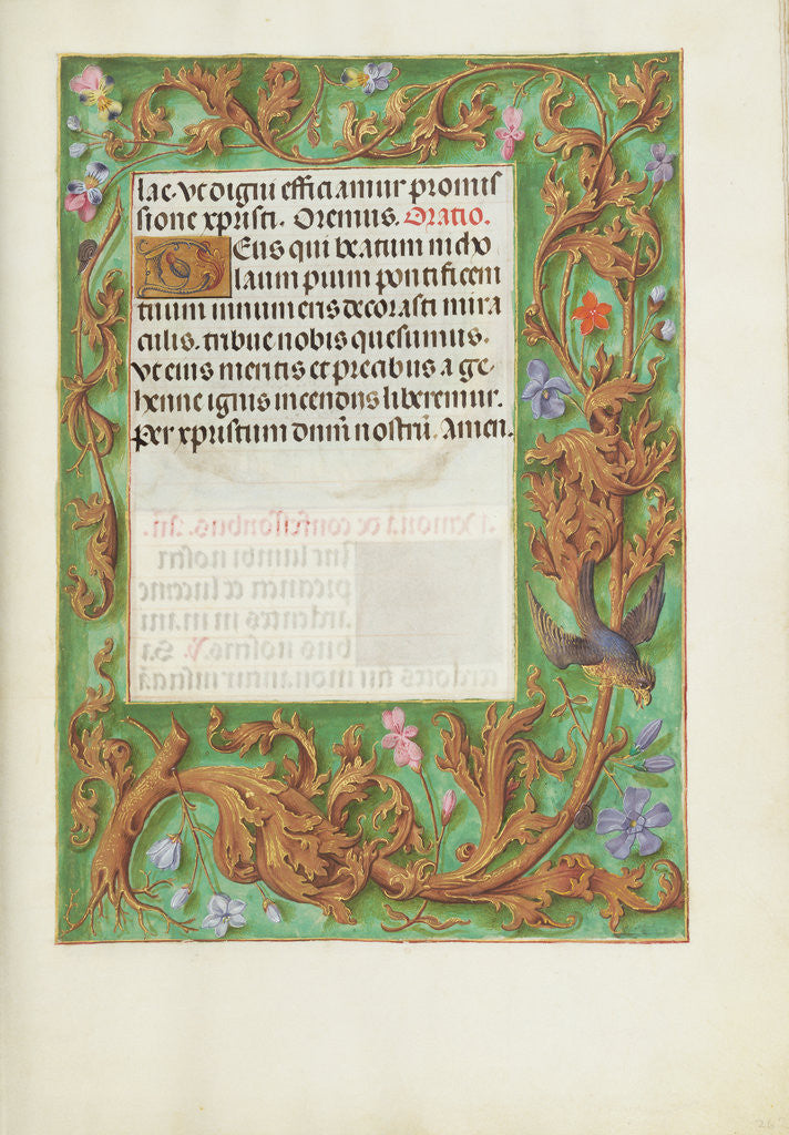 Detail of Decorated Text Page by Anonymous