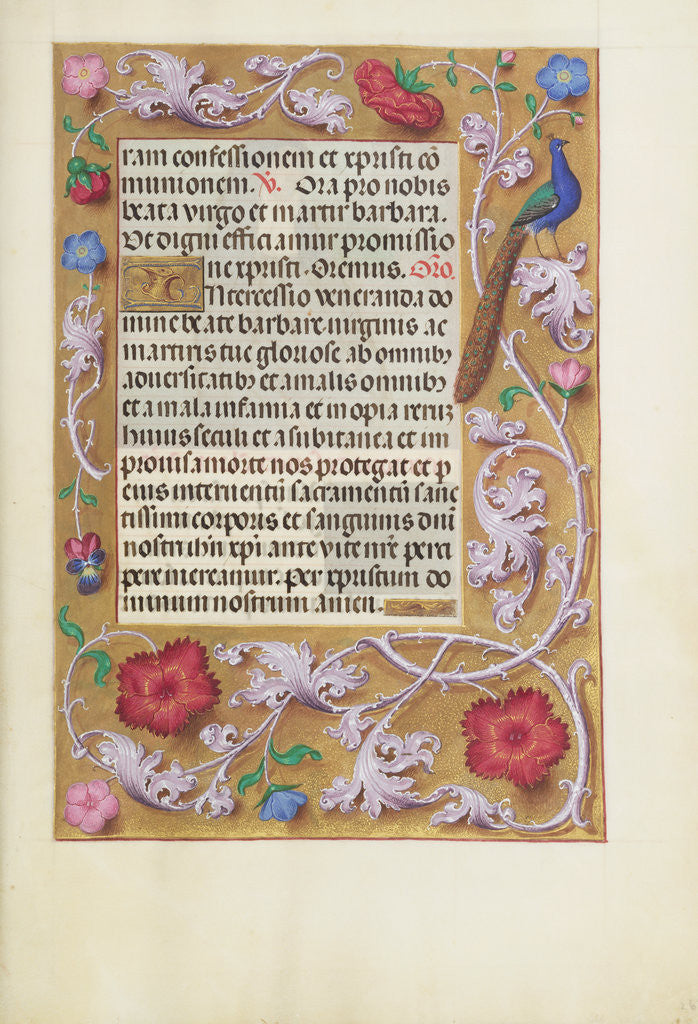 Detail of Decorated Text Page by Anonymous