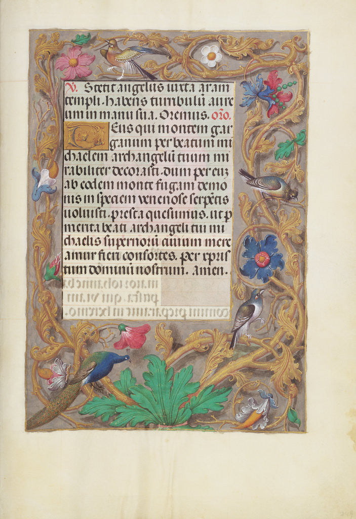 Detail of Decorated Text Page by Anonymous