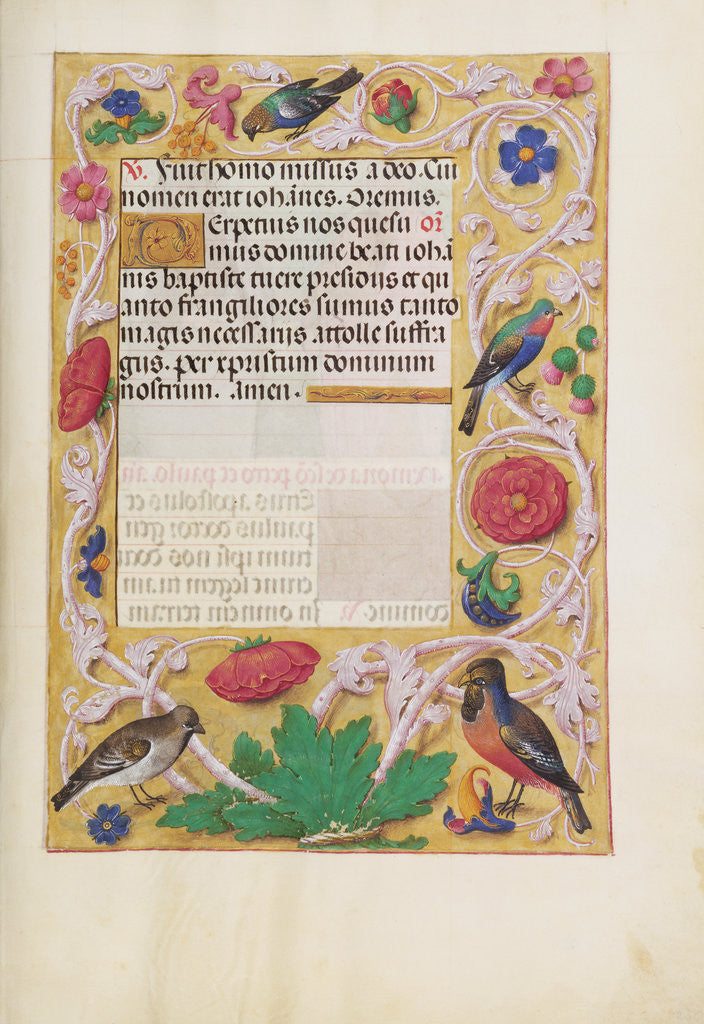 Detail of Decorated Text Page by Anonymous