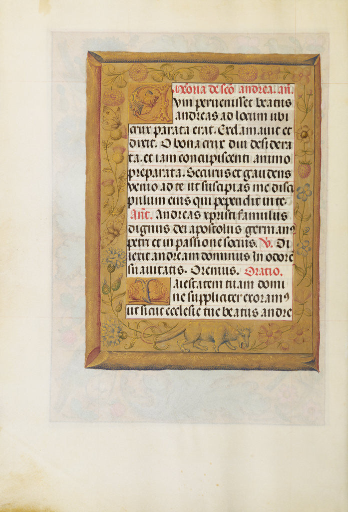 Detail of Decorated Text Page by Anonymous