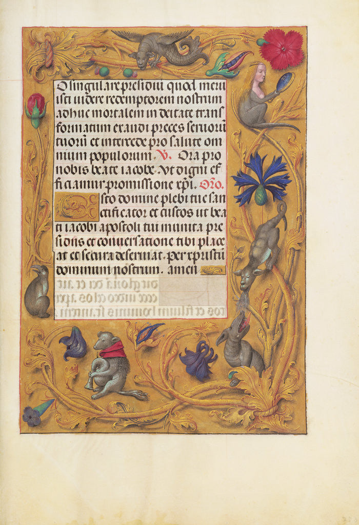 Detail of Decorated Text Page by Anonymous
