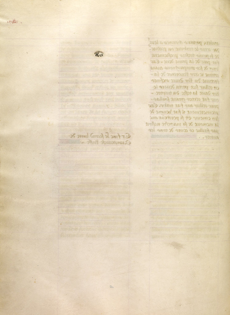 Detail of Blank Page by Anonymous