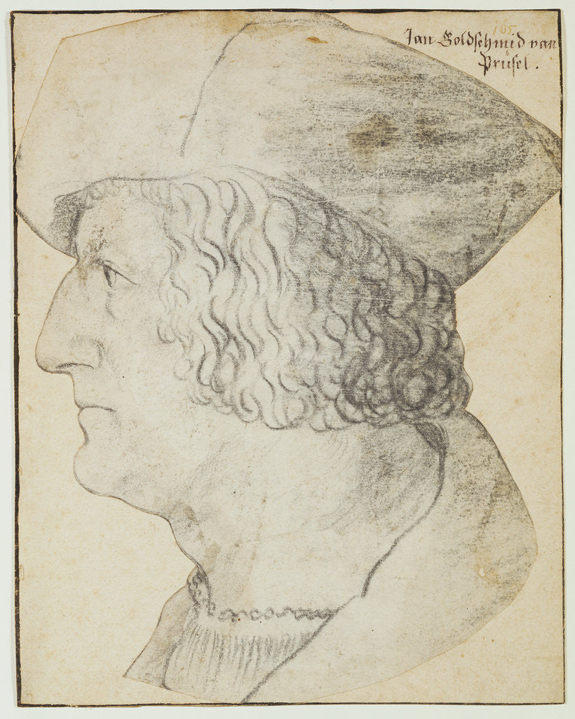 Detail of Portrait of Anton Rem by Hans Schwarz
