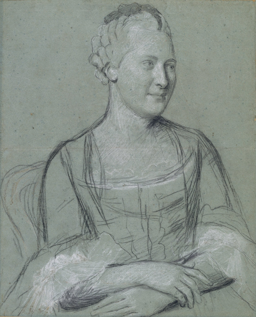 Detail of Portrait of a Woman by Jean-Étienne Liotard