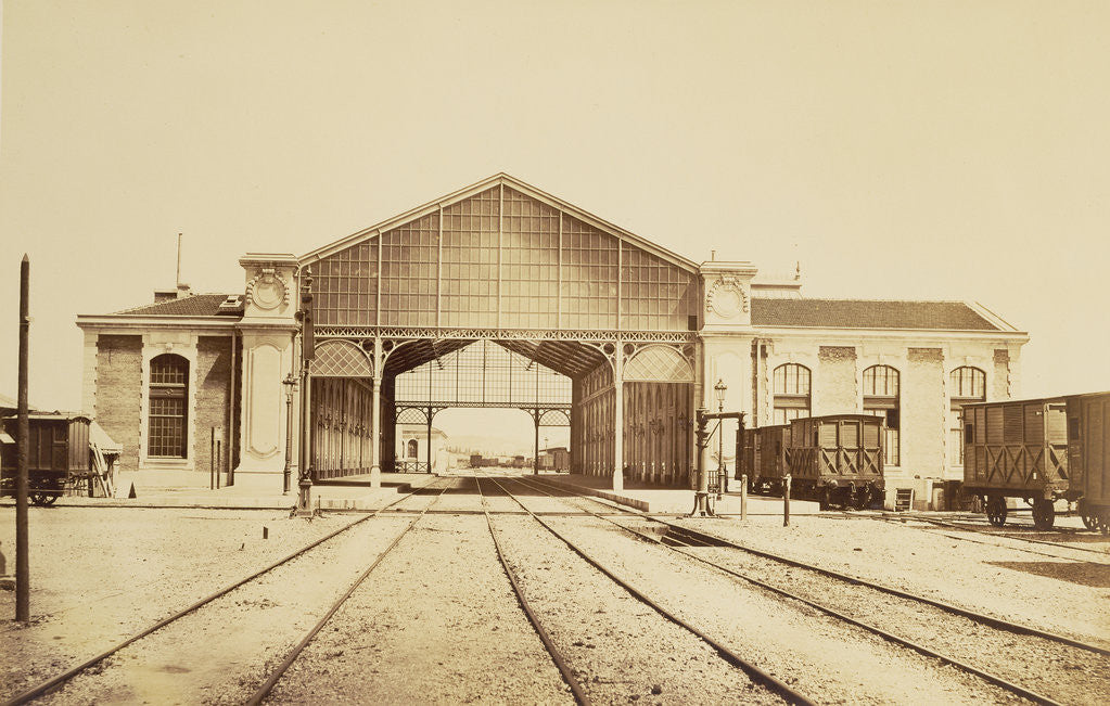 Detail of Toulon Station by Édouard Baldus