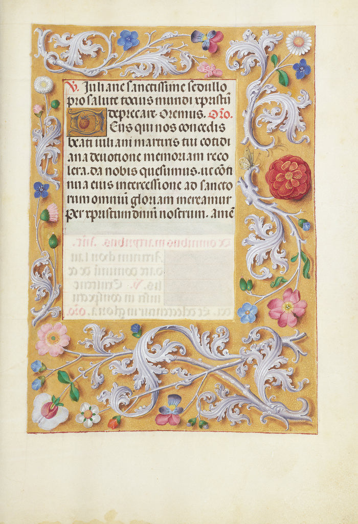 Detail of Decorated Text Page by Anonymous