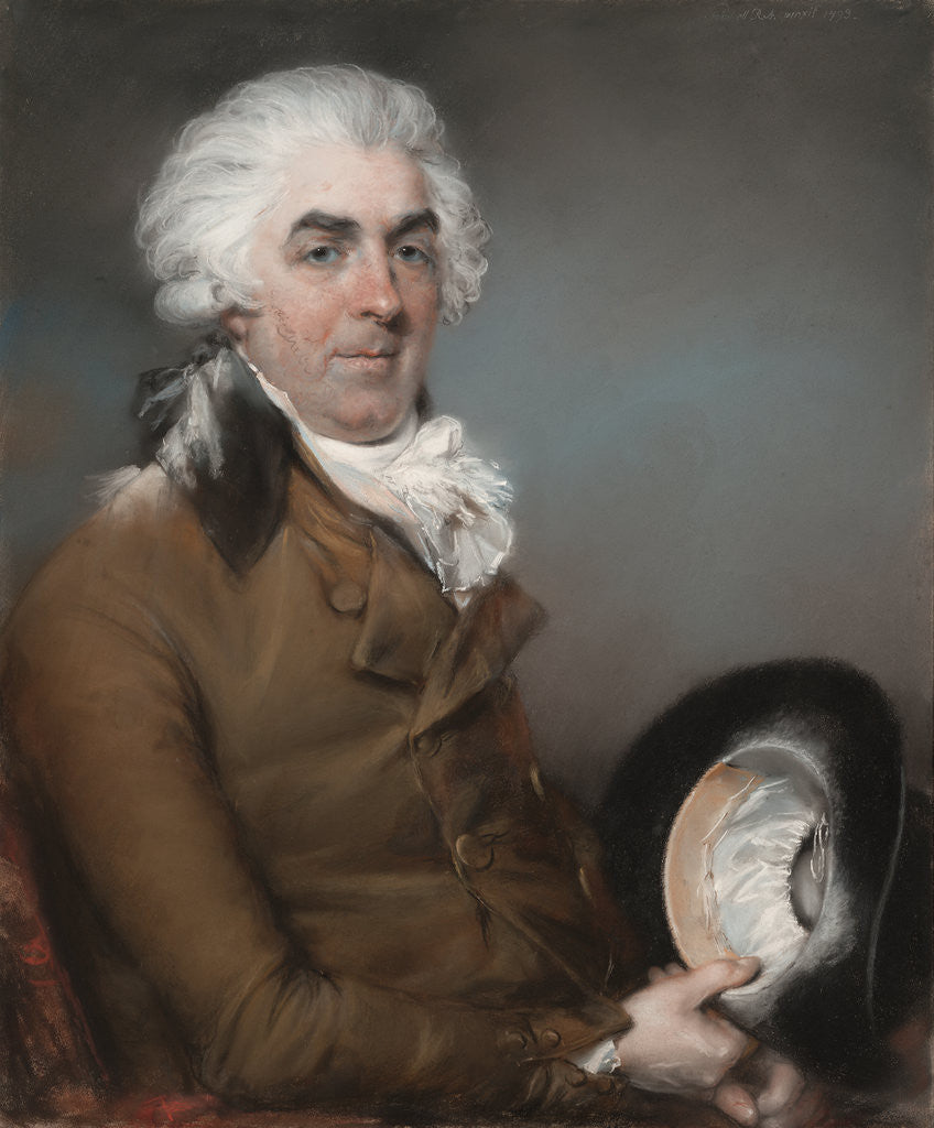 Detail of Portrait of George de Ligne Gregory by John Russell