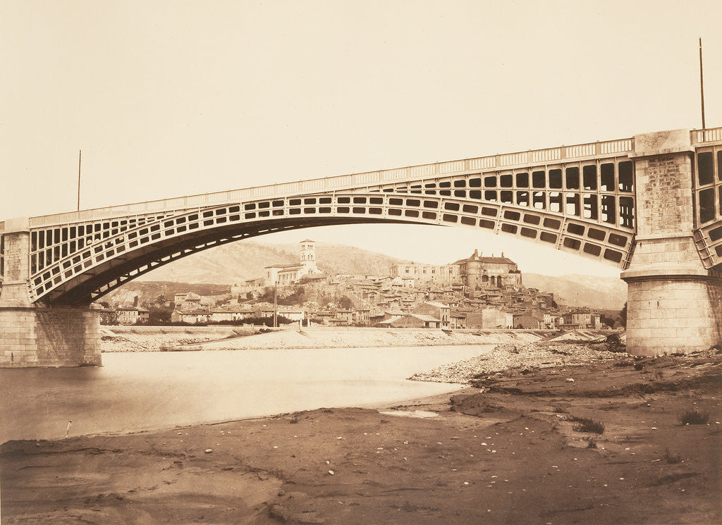 Detail of Viaduct at La Voulte by Édouard Baldus
