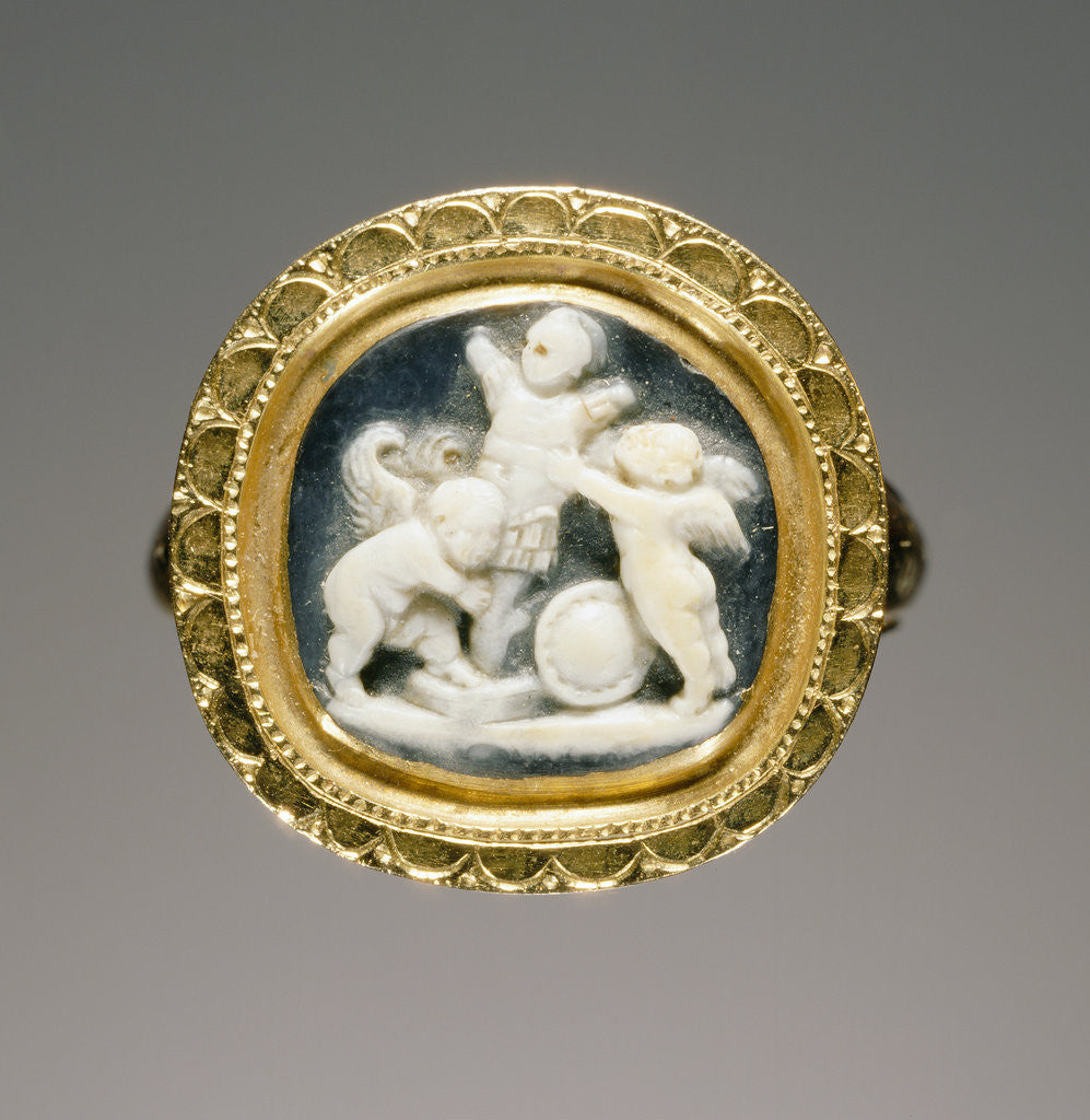 Detail of Cameo set into a ring by Anonymous