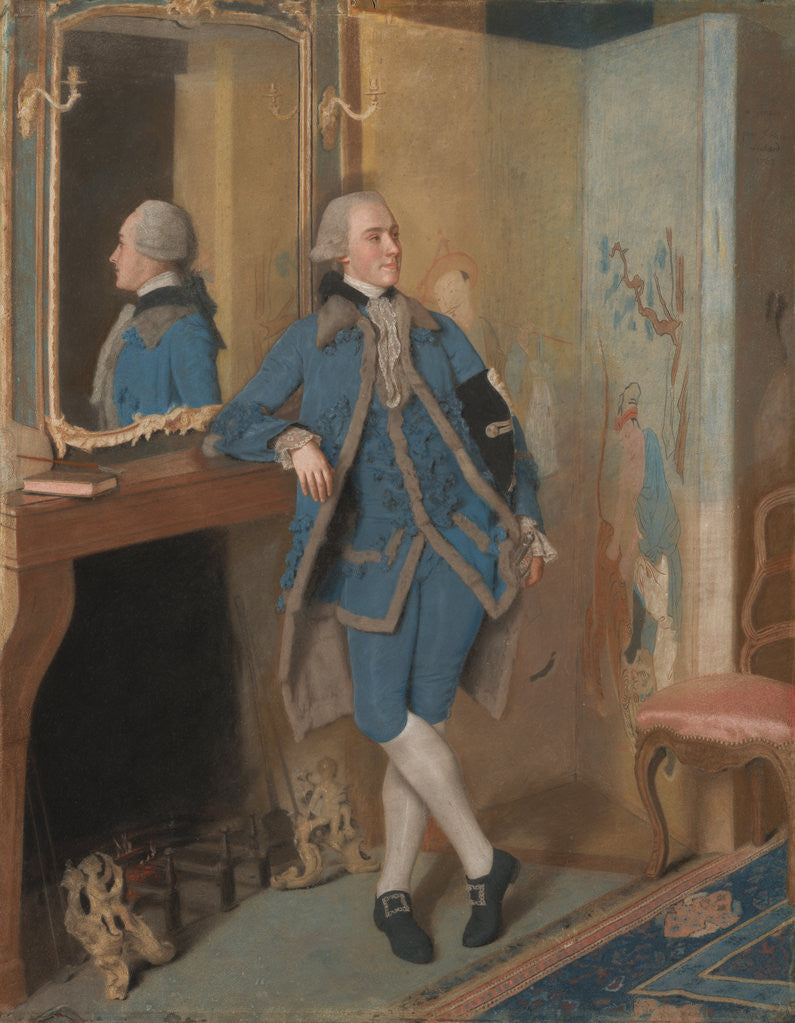 Detail of Portrait of John, Lord Mountstuart, later 4th Earl and 1st Marquess of Bute by Jean-Étienne Liotard