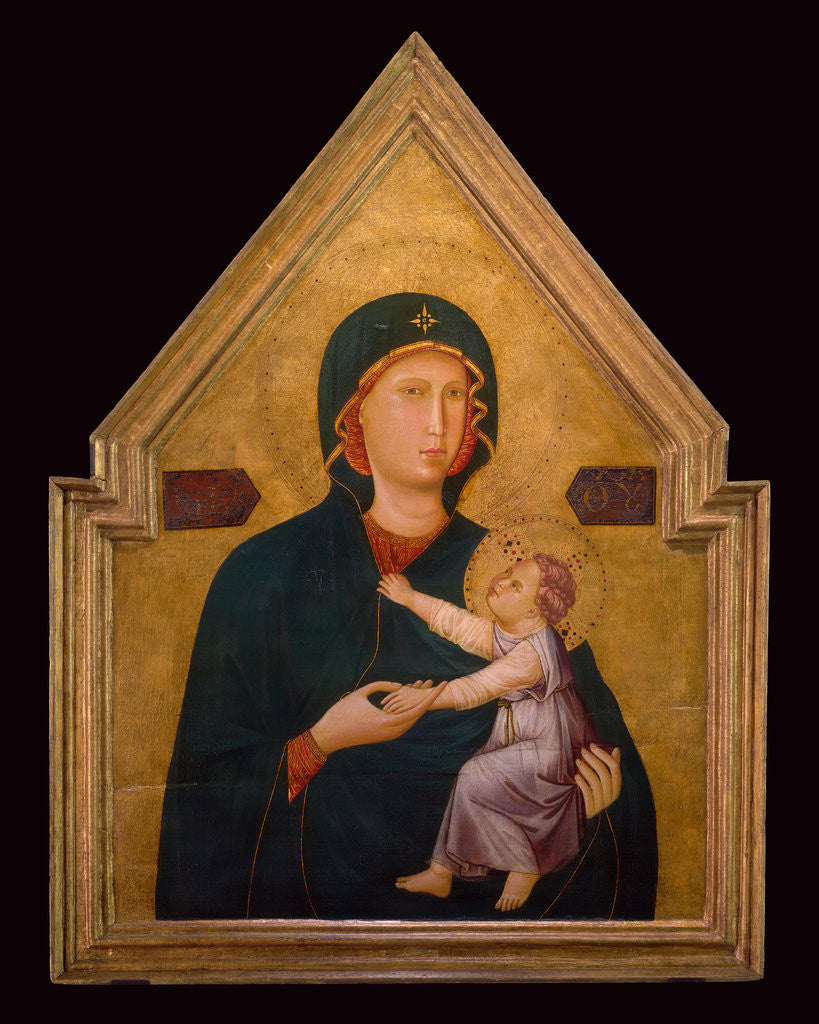 Detail of Madonna and Child by Master of St. Cecilia