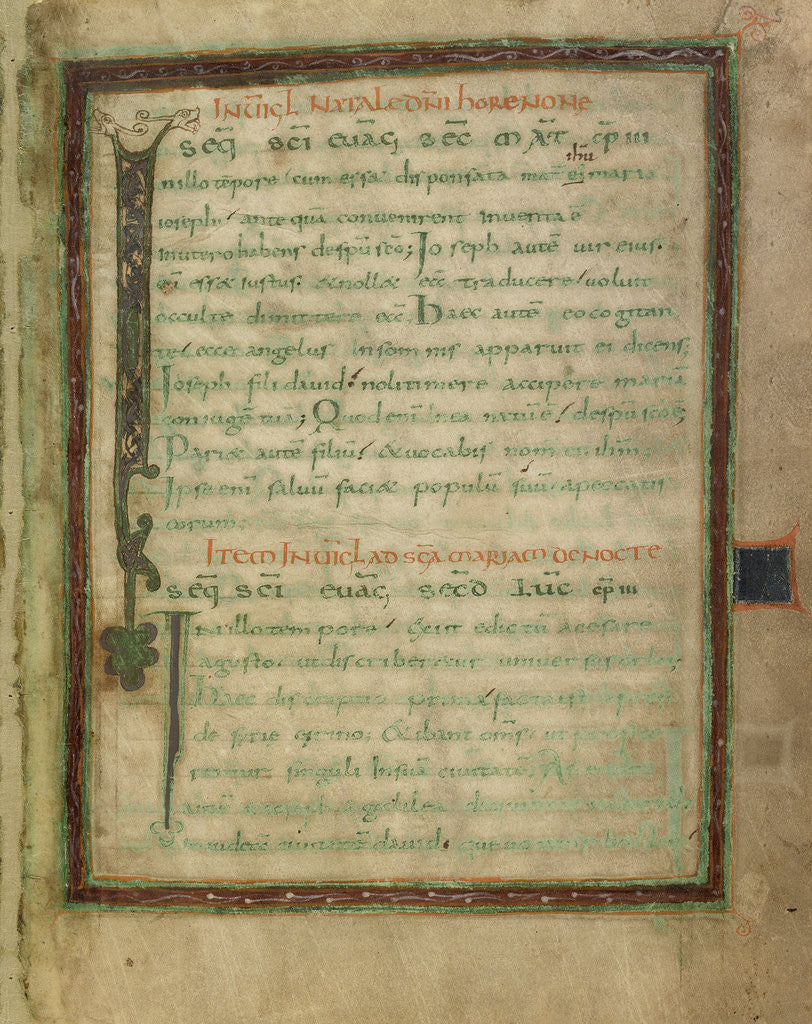 Detail of Decorated Initial Is by Anonymous