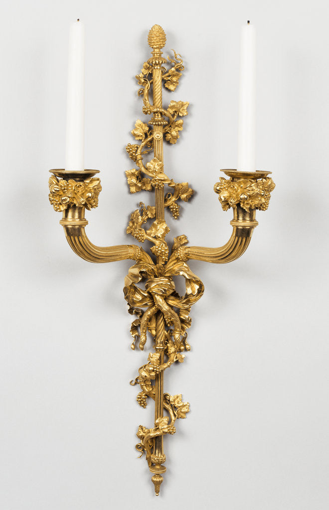 Detail of Set of four wall lights by Claude-Jean Pitoin