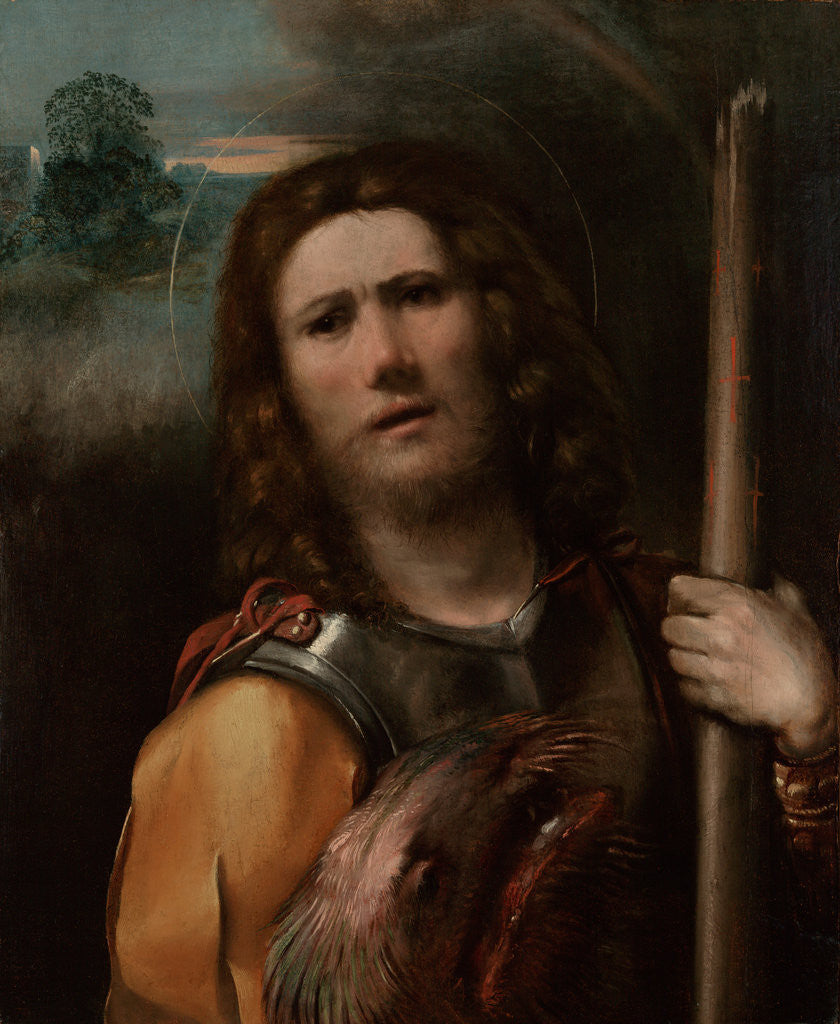 Detail of Saint George by Dosso Dossi