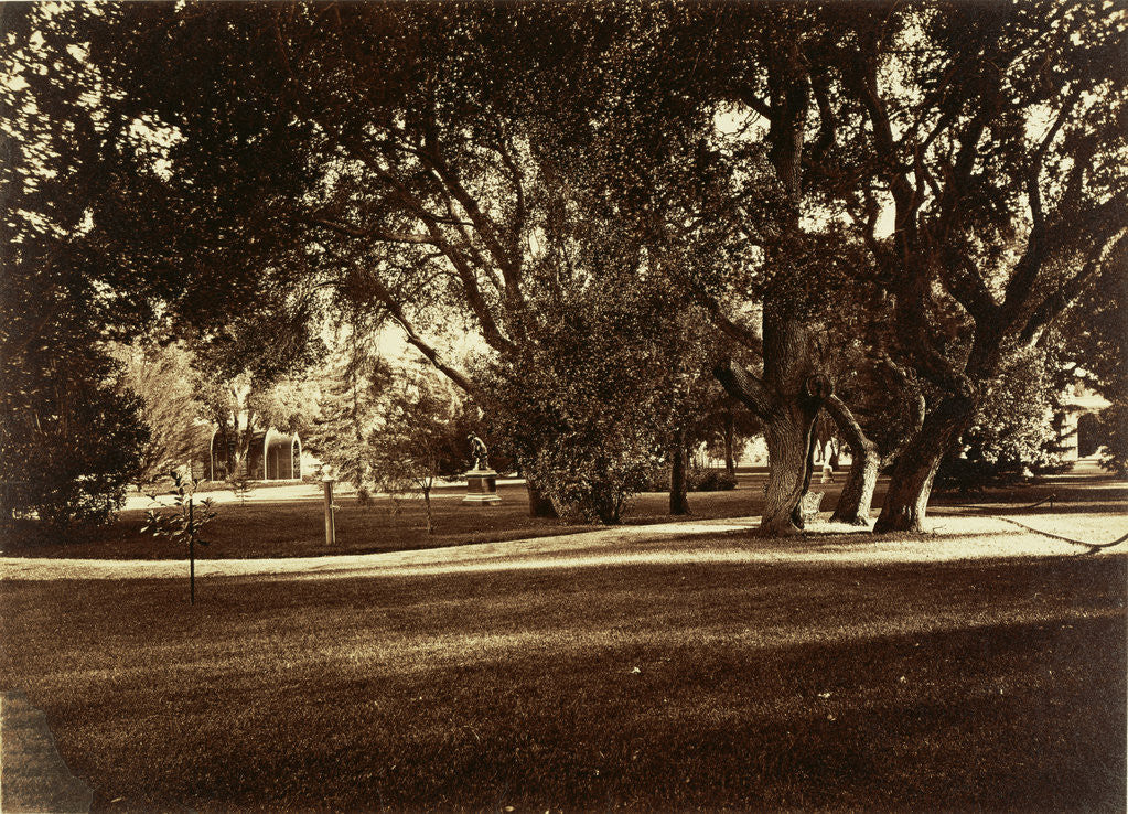 Detail of Thurlow Lodge - Lawn View by Carleton Watkins