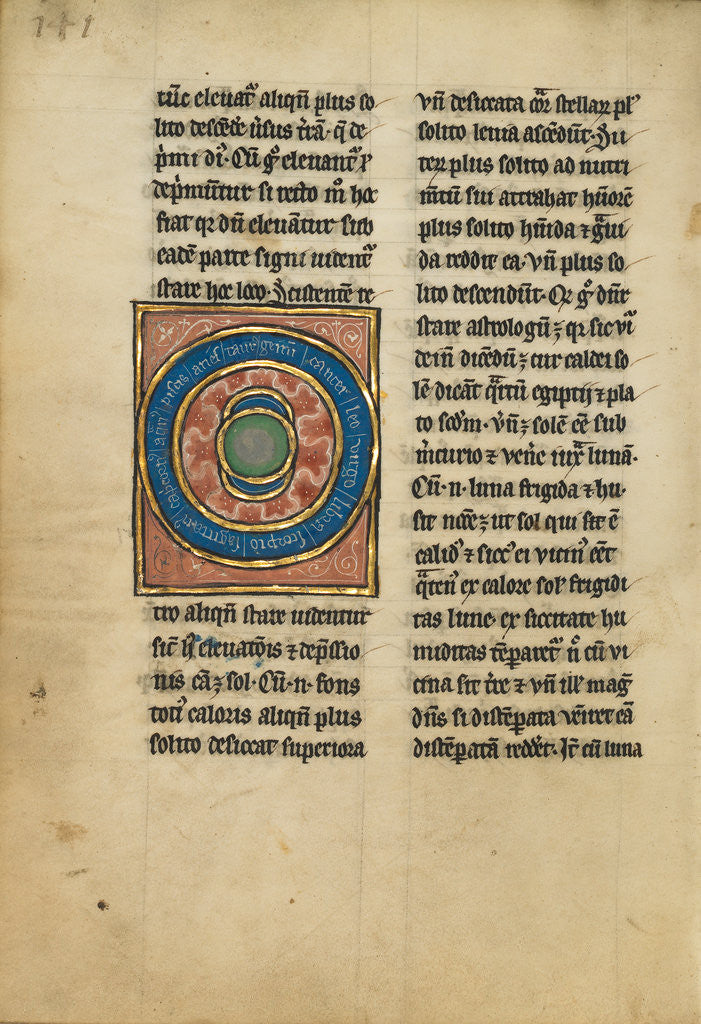 Detail of Diagram of the Zodiac by Anonymous