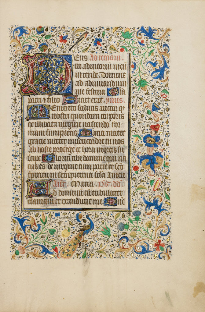 Detail of Decorated Text Page by Anonymous