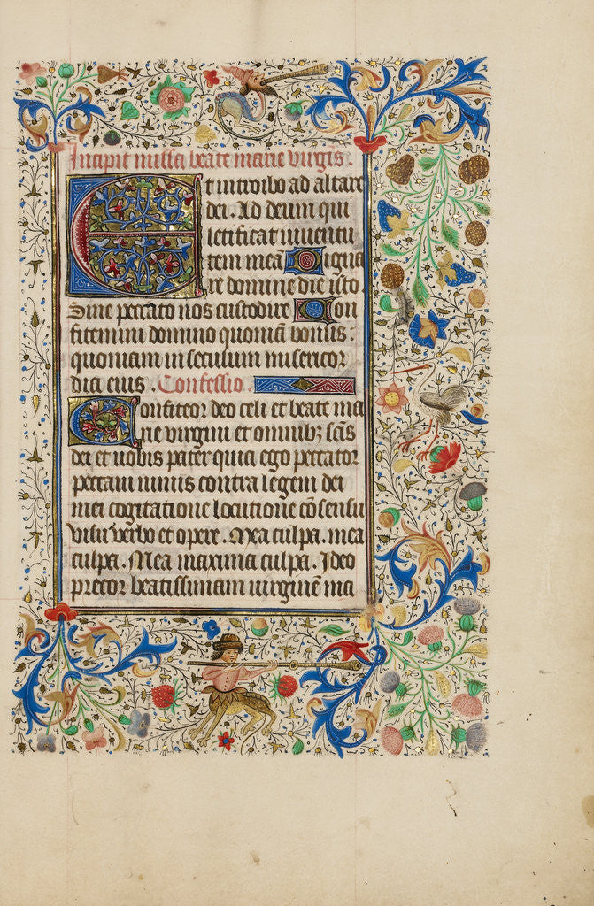 Detail of Decorated Text Page by Anonymous