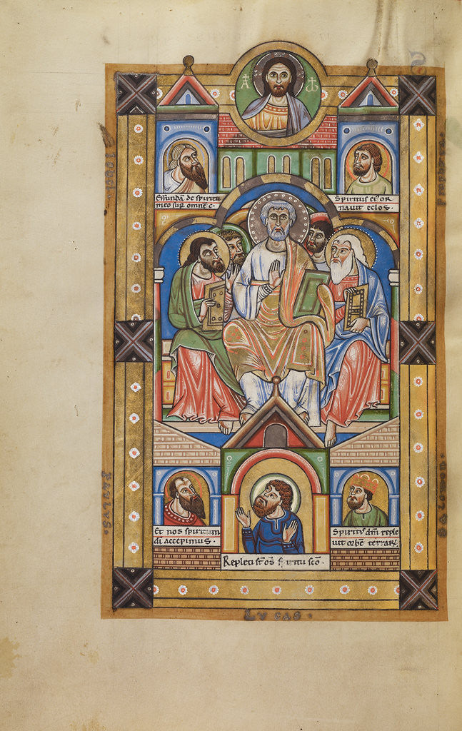 Detail of Pentecost by Anonymous
