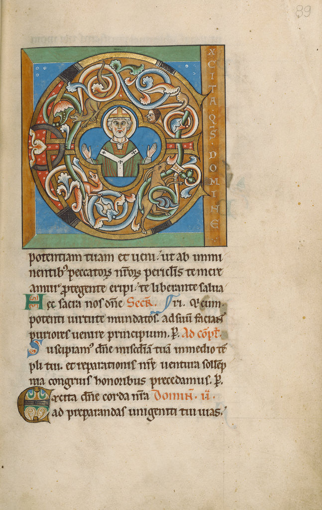 Detail of Initial E: An Archbishop by Anonymous