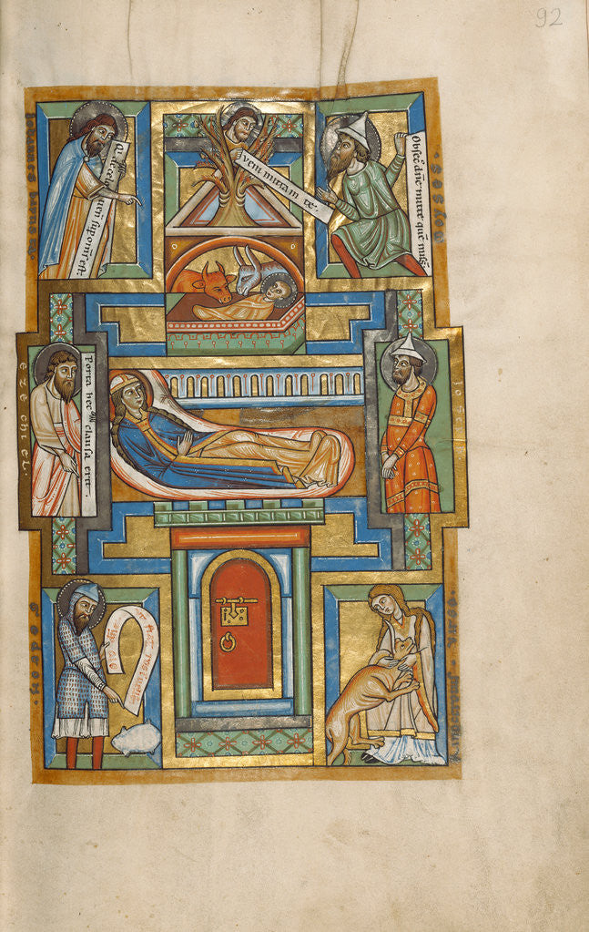Detail of The Nativity by Anonymous