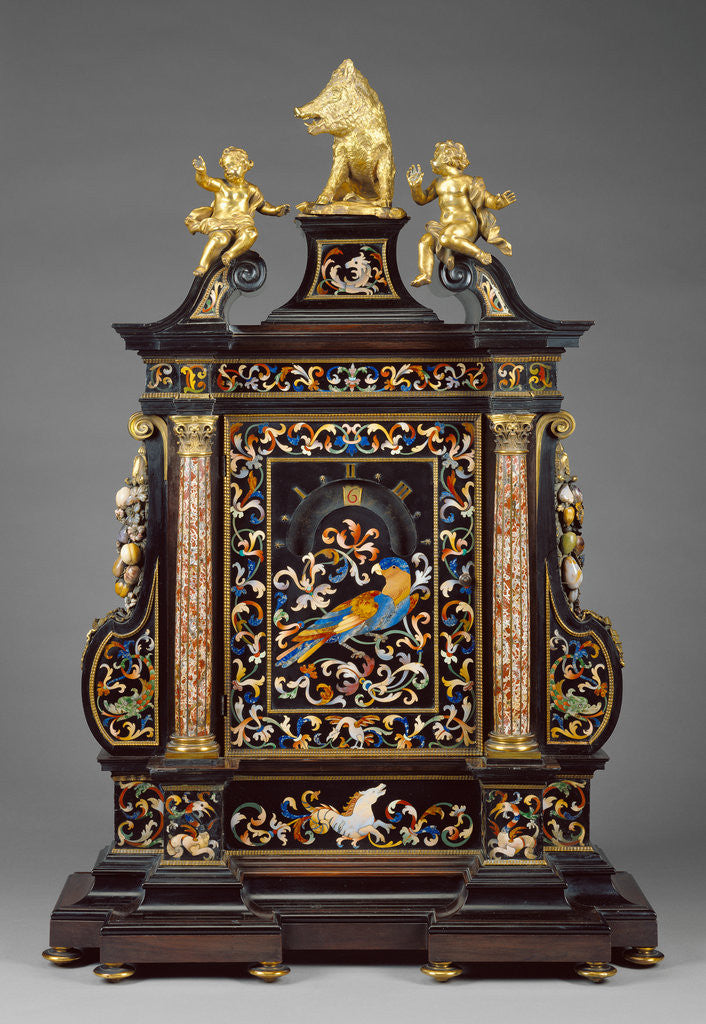 Detail of Night Clock by Giovanni Battista Foggini
