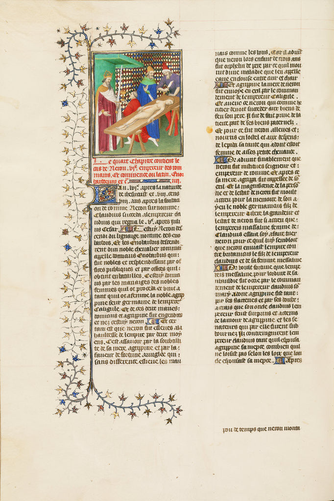 Detail of Nero Pauses for a Drink during the Mutilation of His Mother's Body by Anonymous