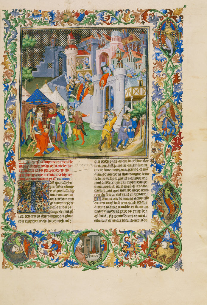 Detail of The Destruction of Jerusalem by Anonymous