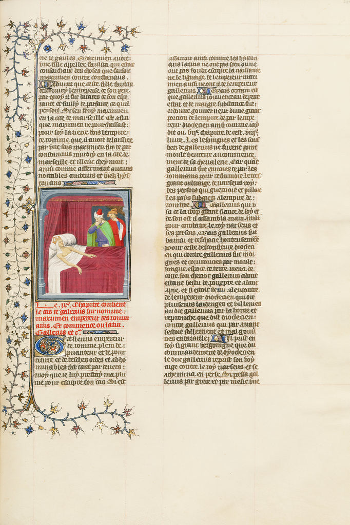 Detail of The Putrefaction of the Flesh of the Dying Emperor Galerius by Anonymous