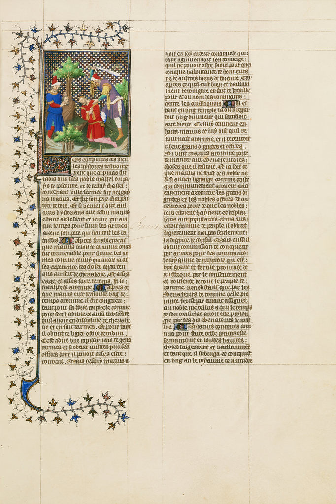 Detail of The Head of Marcus Shown to Caius Marius and Marius Killed by a Slave by Anonymous