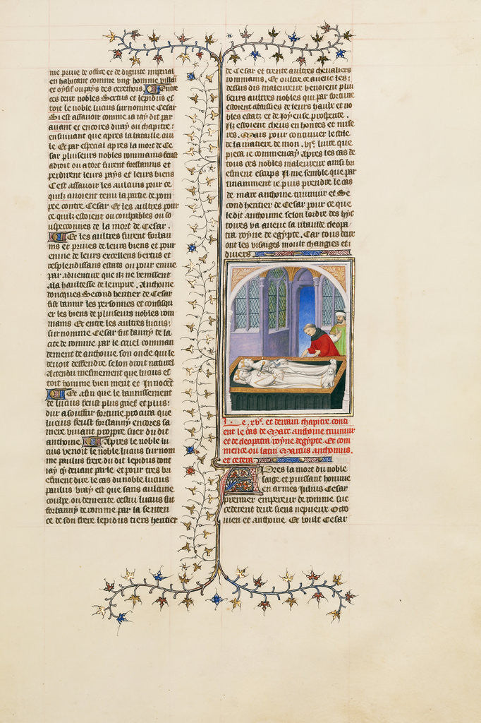 Detail of The Tomb of Marc Antony and Cleopatra by Anonymous