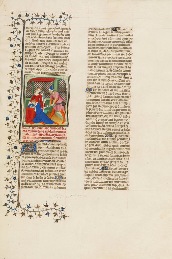 Detail of The Assassination of Hieronymus, King of Syracuse by Anonymous