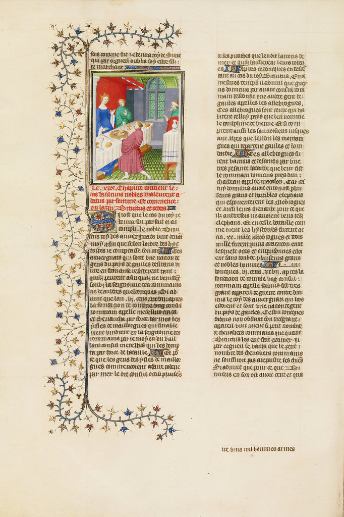 Detail of Cleopatra Presented with the Head and Limbs of Her Own Child by Anonymous