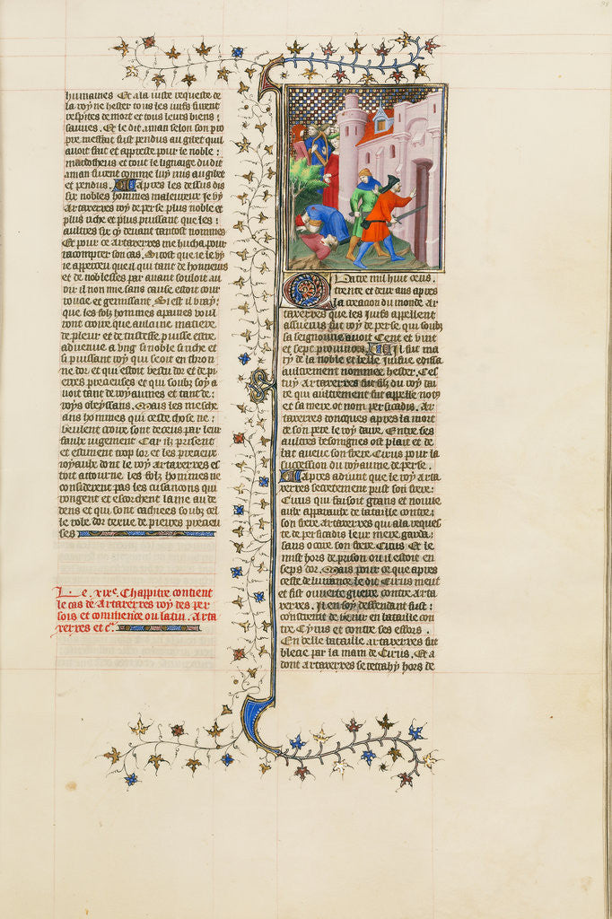 Detail of The Sons of Artaxerxes, King of the Persians, Killed for Conspiring Against Their Father by Anonymous