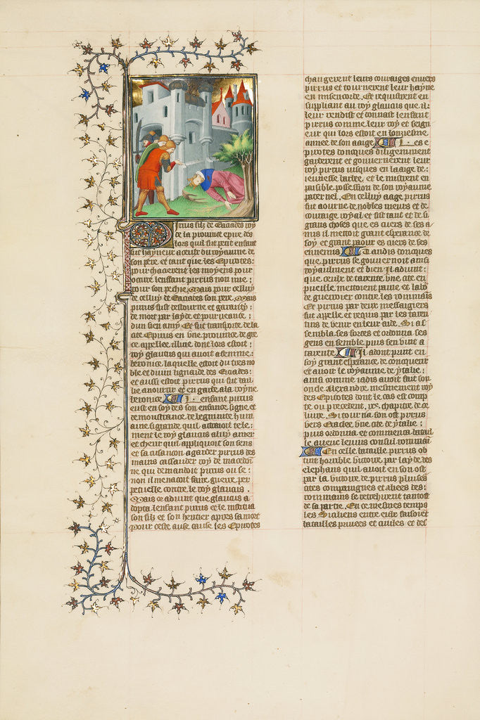 Detail of The Wounding of Pyrrhus by Anonymous