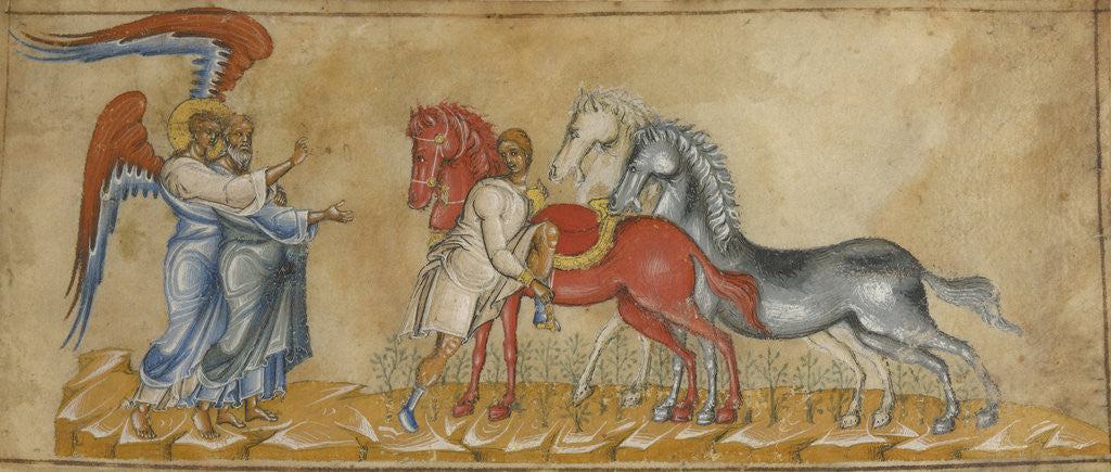 Detail of The Vision of Zechariah by Anonymous