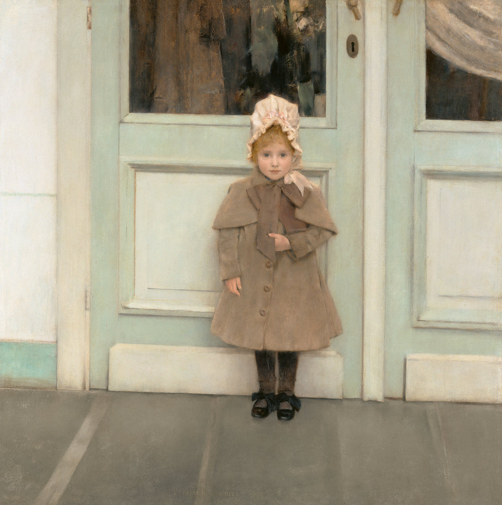 Detail of Jeanne Kéfer by Fernand Khnopff