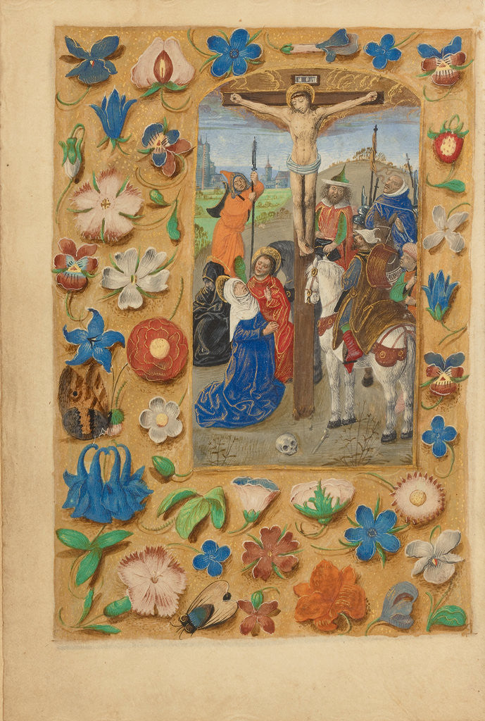 Detail of The Crucifixion by Master of the Dresden Prayer Book