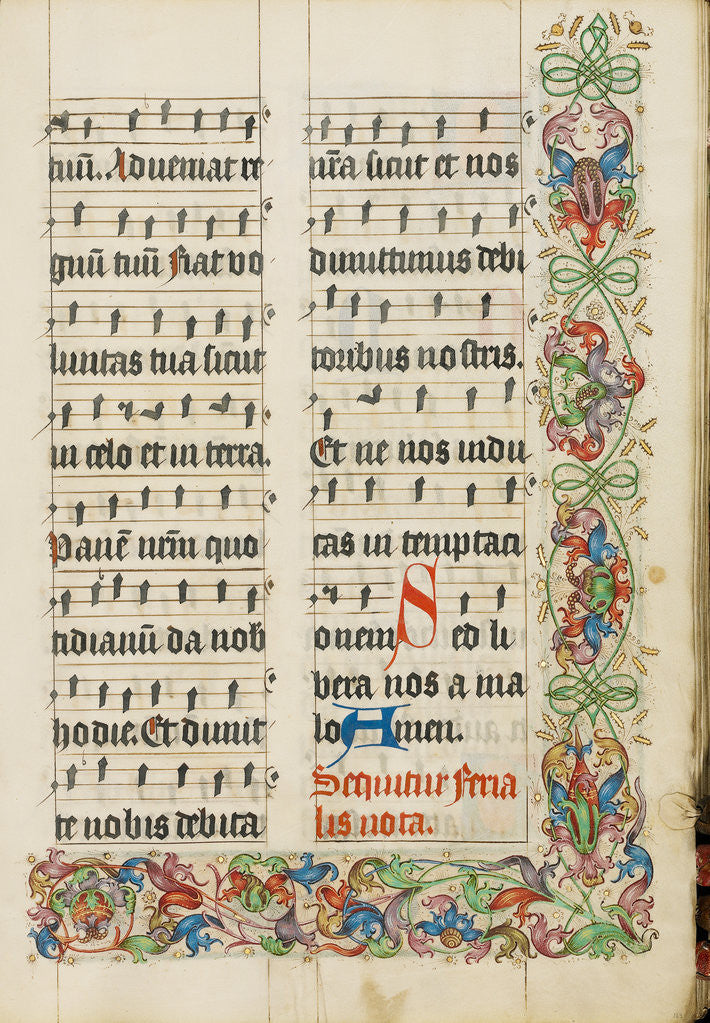 Detail of Decorated Text Page by Anonymous