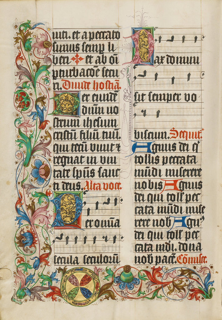 Detail of Decorated Text Page by Anonymous