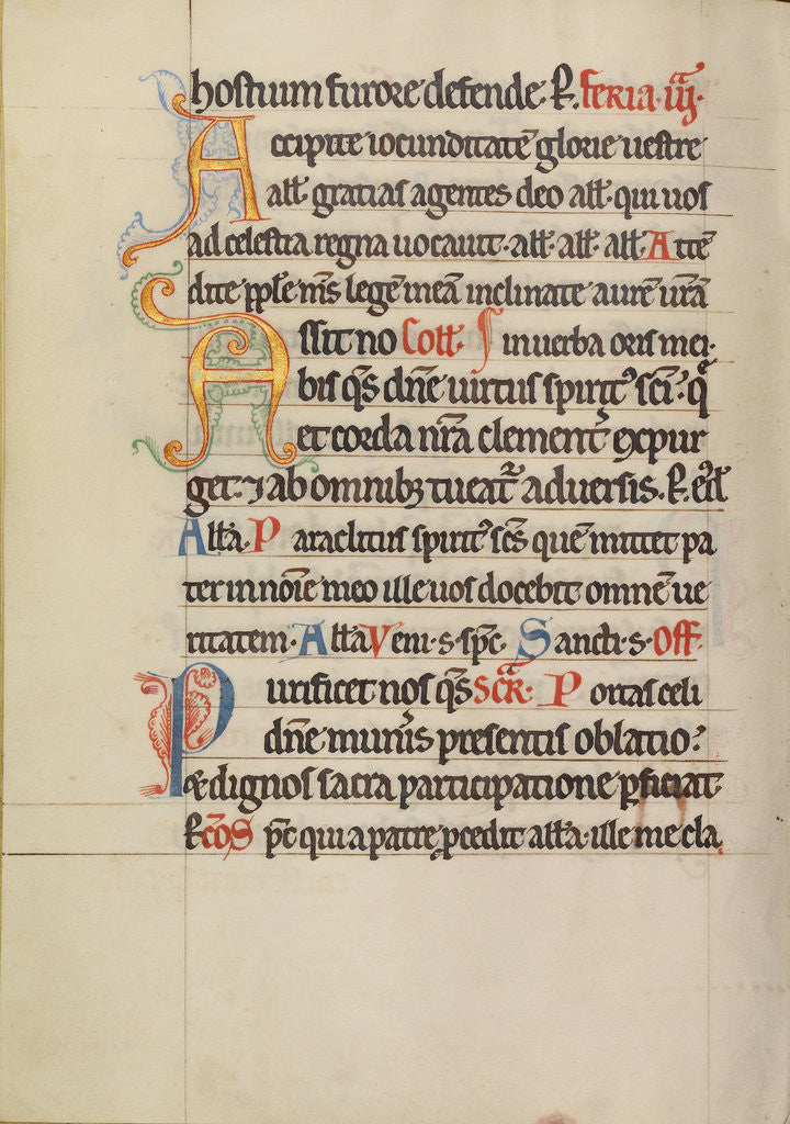 Detail of Decorated Text Page by Anonymous