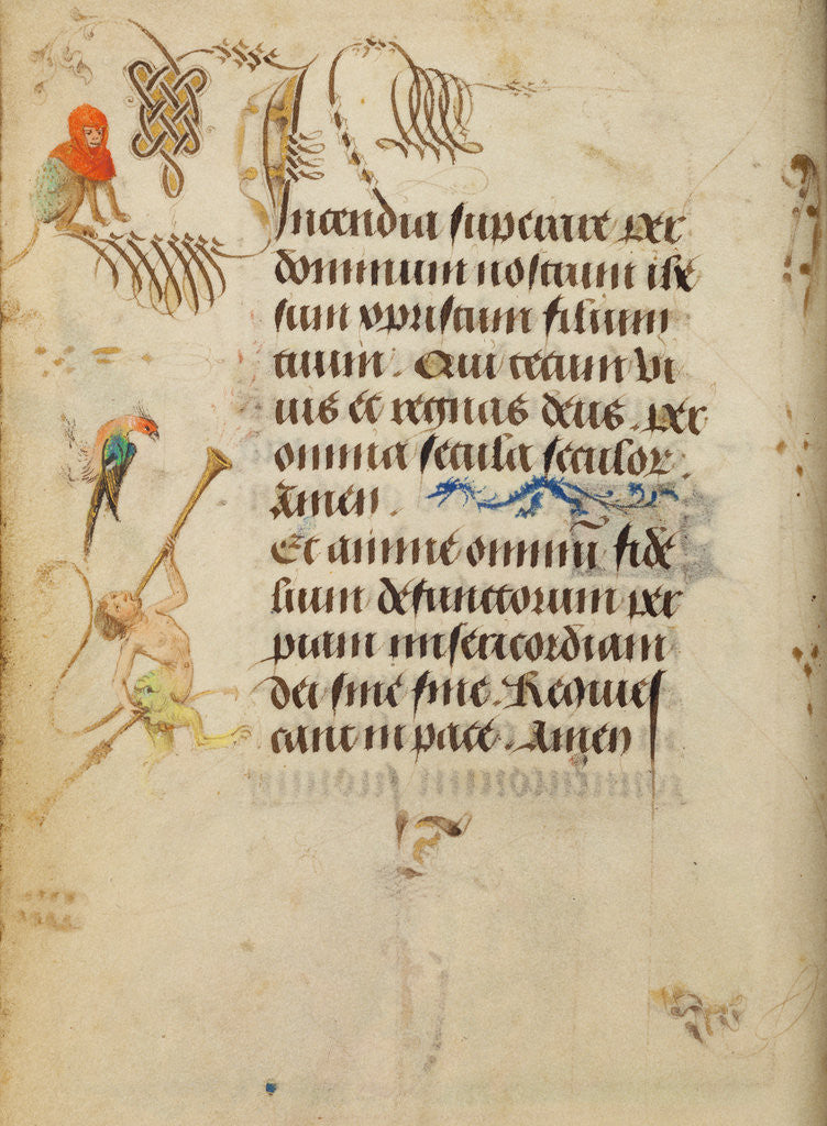 Detail of Decorated Text Page by Nicolas Spierinc