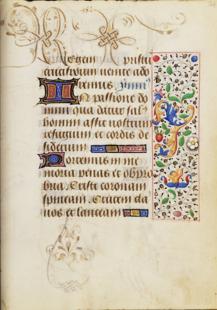 Detail of Decorated Text Page by Nicolas Spierinc