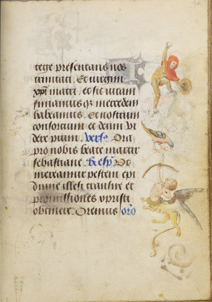 Detail of Decorated Text Page by Nicolas Spierinc