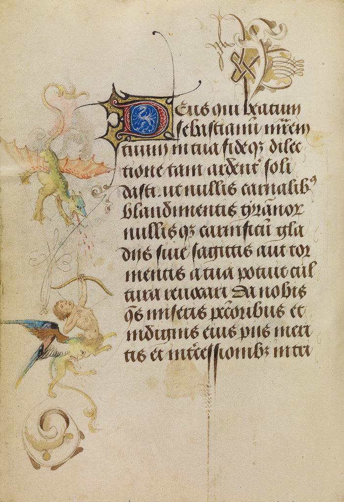 Detail of Decorated Text Page by Nicolas Spierinc