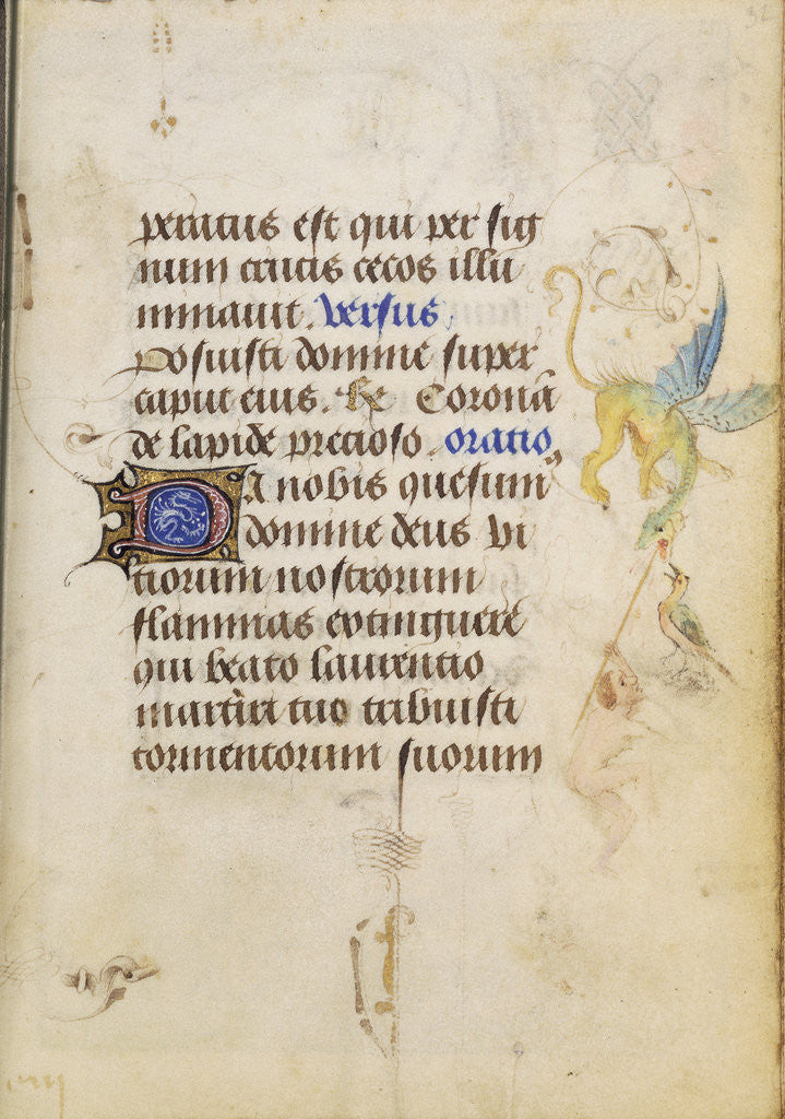 Detail of Decorated Text Page by Nicolas Spierinc