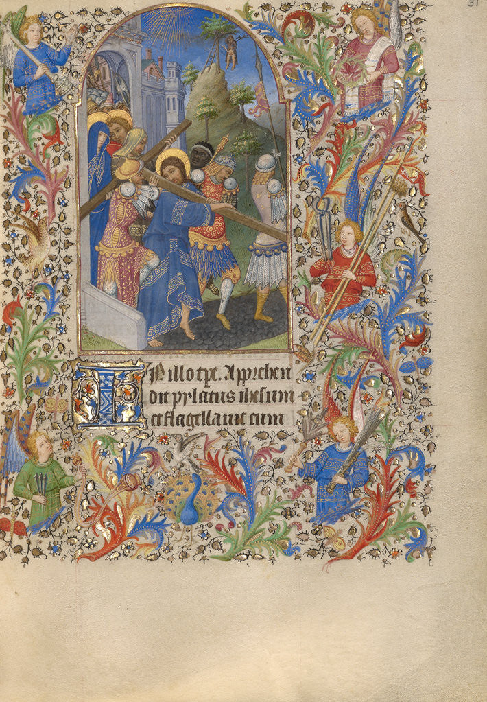 Detail of The Way to Calvary by Spitz Master