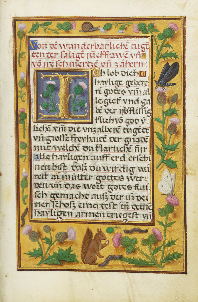 Detail of Decorated Text Page by Anonymous